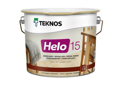 Лак Teknos Helo матовый 2,7 л