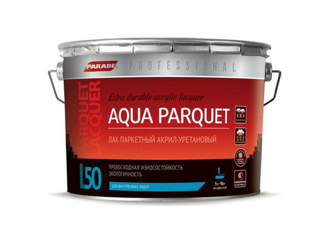 Лак акрил-уретановый Parade Professional L50 Aqua Parquet глянцевый 2,5 л