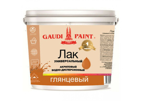 Лак акриловый Gaudi Paint Лак Универсальный глянцевый 1 кг