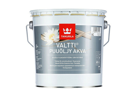 Масло для наружных работ Tikkurila Valtti Puuoljy Akva 2,7 л