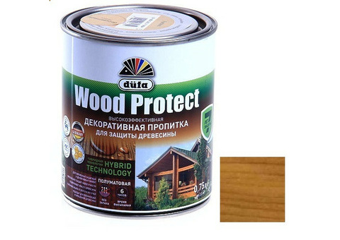 Пропитка для древесины Dufa Wood Protect Дуб 0,75 л