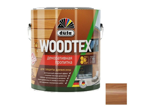 Пропитка для древесины Dufa Woodtex Тик 3 л