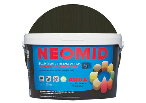 Пропитка для древесины Neomid Bio Color Aqua Еловый лес 9 л