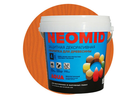 Пропитка для древесины Neomid Bio Color Aqua Клен 0,9 л