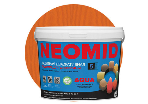 Пропитка для древесины Neomid Bio Color Aqua Клен 2,3 л