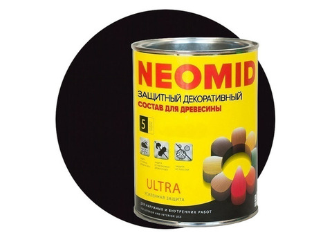 Пропитка для древесины Neomid Bio Color Ultra Палисандр 0,9 л