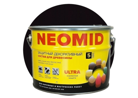 Пропитка для древесины Neomid Bio Color Ultra Палисандр 9 л