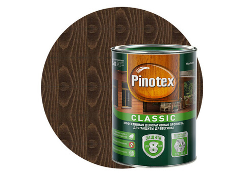 Пропитка для древесины Pinotex Classic Палисандр 1 л