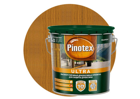 Пропитка для древесины Pinotex Ultra Орегон 2,7 л