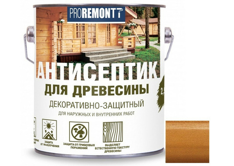 Антисептик для древесины Proremontt Тик 2,5 л