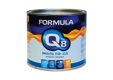 Престиж эмаль ПФ-115 желтая 1,9 кг 6 FORMULA Q8 48058