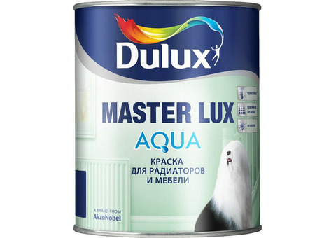 Эмаль акриловая Dulux Master Lux Aqua 40 для радиаторов и мебели база BС полуглянцевая 2,325 л