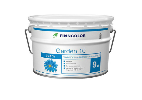 Эмаль алкидная Finncolor Garden 10 матовая база С 9 л