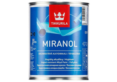 Эмаль алкидная Tikkurila Miranol высокоглянцевая база A 0,9 л