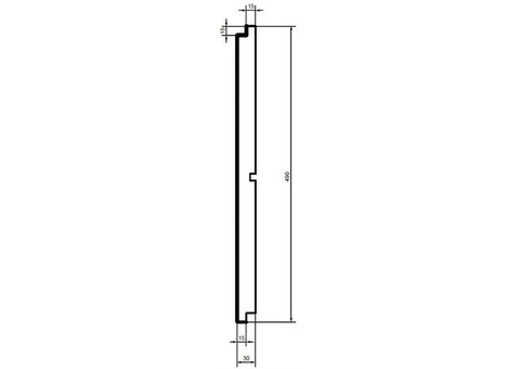 Накладка фасадная из полистирола Leptonika HC 103-30