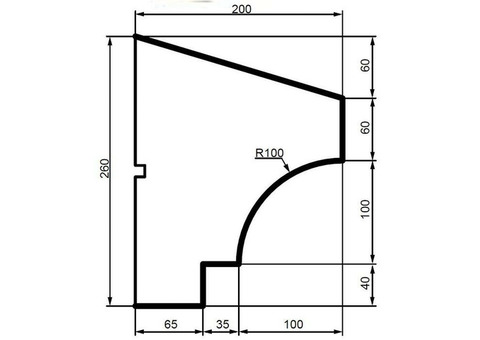 Подоконник фасадный из полистирола Leptonika DC 119