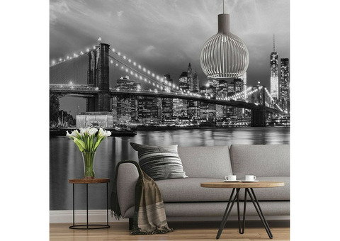 Фотообои бумажные Komar Brooklyn B/W 8-934 3,68х2,54 м