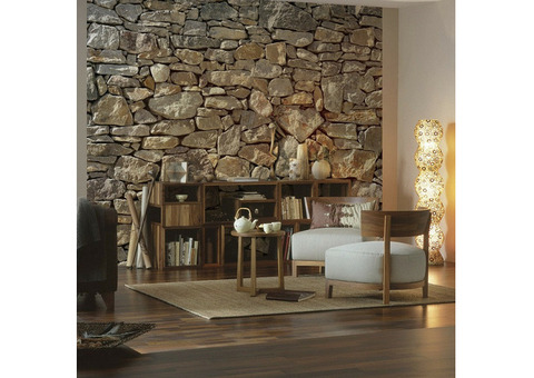 Фотообои бумажные Komar Stone Wall 8-727 3,68х2,54 м