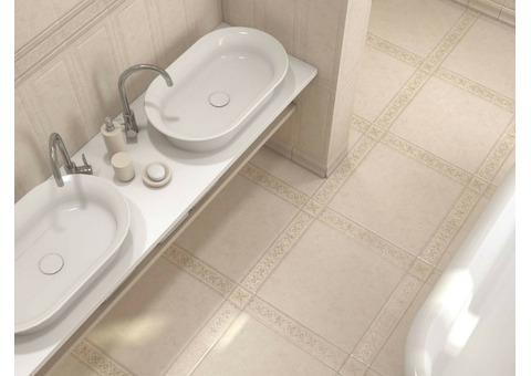 Бордюр из керамогранита Kerama Marazzi Резиденция бежевый структурированный 200х99мм