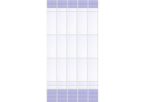 Стеновая панель ПВХ Кронапласт Unique Ирис фоновая 2700х250 мм