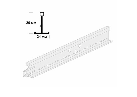 Подвесная система Armstrong Bajkal Zn T-24 белый 1,2 м