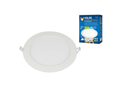 Светильник светодиодный встраиваемый Volpe ULP-Q203 R120-6W/DW White