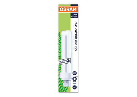 Лампа люминесцентная Osram Dulux D/E 18W/840 18 Вт G24q-2