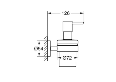 Дозатор для жидкого мыла Grohe Essentials 40448001