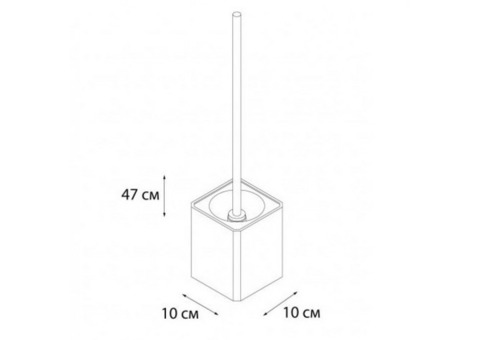 Ерш напольный Fixsen Tomy FX-231-5 цвет синий белый