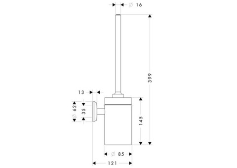 Ершик подвесной Hansgrohe Logis Classic 41632000