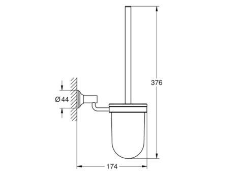 Ершик подвесной Grohe Essentials Authentic 40658001