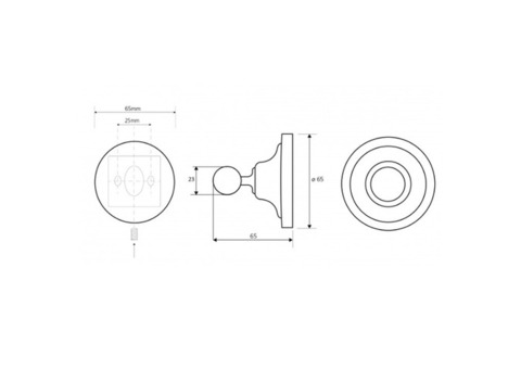 Крючок для ванной Bemeta Retro 144306132 хром