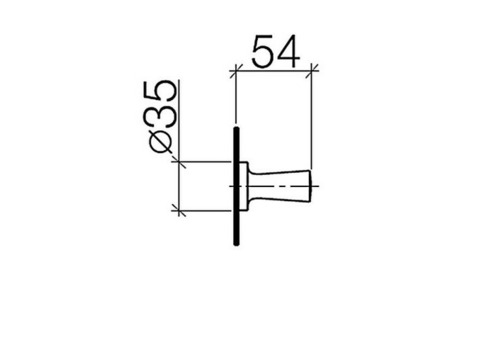 Крючок для ванной Dornbracht LaFleur 83.251.955.00