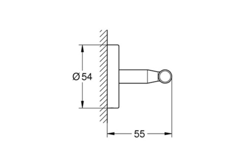 Крючок для ванной Grohe BauCosmopolitan 40461001