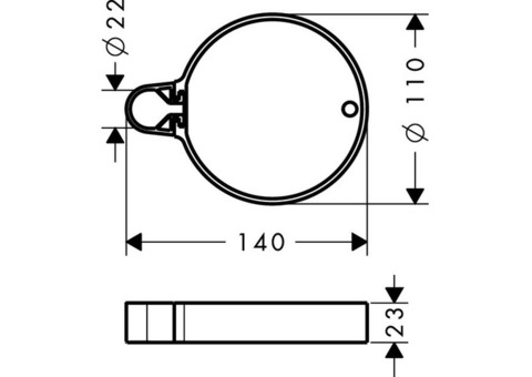 Мыльница Hansgrohe Cassetta C 28678000