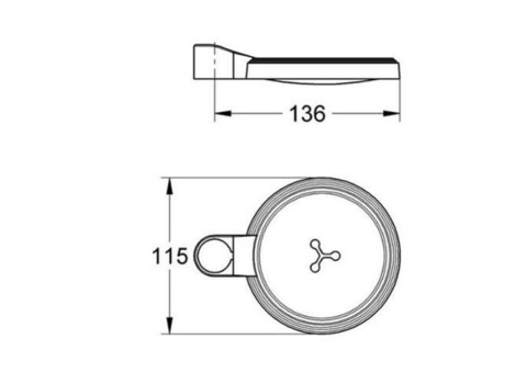 Мыльница Grohe Relexa 27206000 для душевой штанги