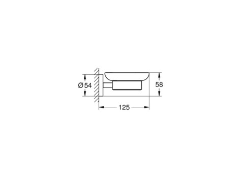 Мыльница подвесная Grohe Essential 40444001