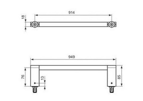 Полотенцедержатель Ideal Standard Connect E6984AA