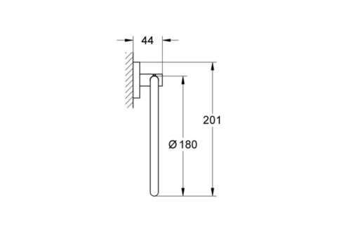 Полотенцедержатель кольцевой Grohe Essentials 40365001