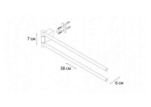 Полотенцедержатель рога Fixsen Trend FX-97802A