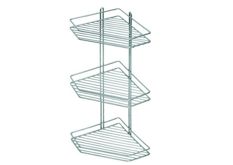 Полка угловая Аквалиния трехъярусная AE-672