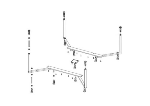 Каркас для ванн Riho Colorado 180 см