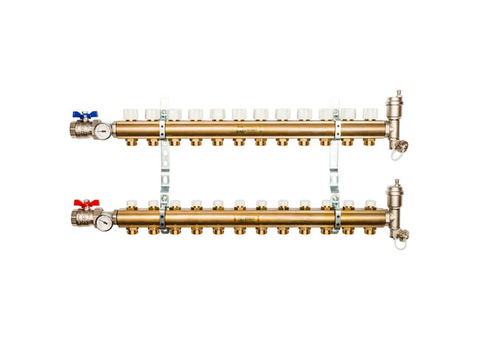 Коллектор распределительный Stout SMB 0468 000012 на 12 контуров без расходомеров