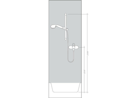 Душевой гарнитур Hansgrohe Croma 100 Multi 27775000