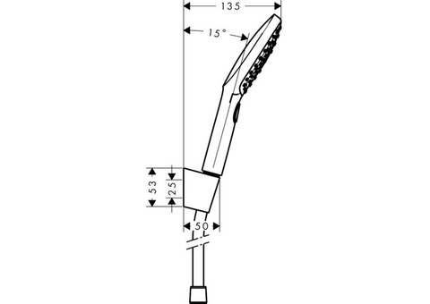 Душевой гарнитур Hansgrohe Raindance Select E 120 26720400