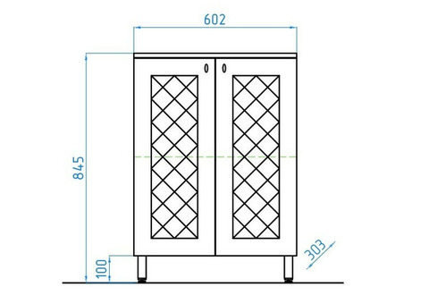 Комод Style Line Канна 60 белый