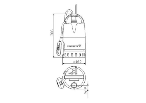 Насос дренажный Grundfos Unilift CC 9 A1