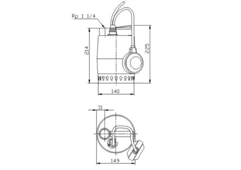 Насос дренажный Grundfos Unilift KP-150 A1