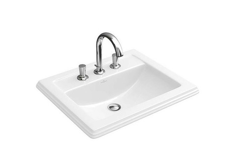 Раковина встраиваемая Villeroy & Boch Hommage 710263R1 Альпин 630х525 мм