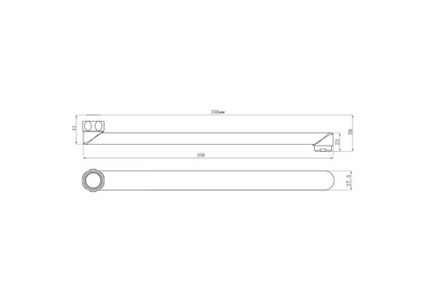 Излив в сборе Lemark LM9473C 350 мм